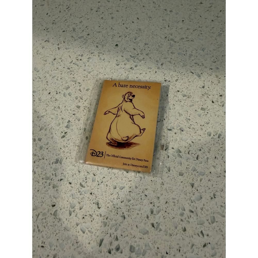 D23 Disney A Bare Necessity Baloo Jungle Book Collector Lapel Pin